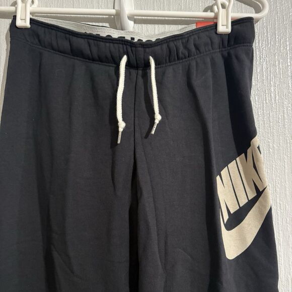 NEW Nike Rally Sweatpants Black Logo Waistband Sporty Cozy Pants Athlete Women S - Picture 3 of 15